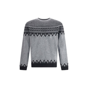 Alexander McQueen Jacquard pattern with skulls Sweater