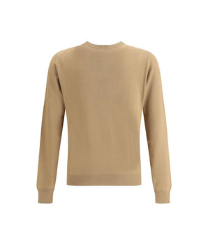 Fendi Beige Fleece Wool Sweatshirt