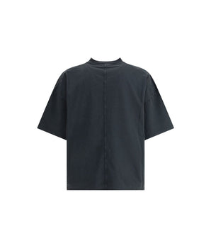 Haikure Black Cotton T-Shirt