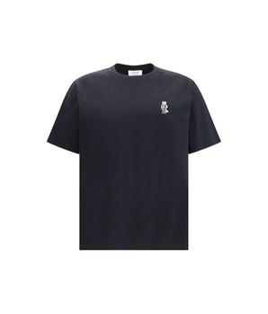 Maison Kitsuné Black Cotton T-shirt