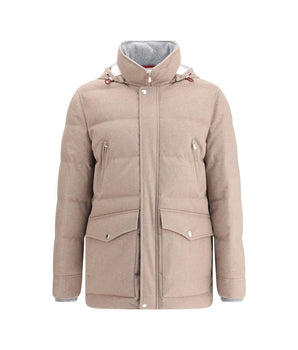 Brunello Cucinelli Beige Cashmere Coat