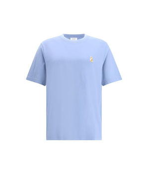 Maison Kitsuné Light Blue Cotton T-Shirt