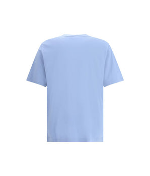 Maison Kitsuné Light Blue Cotton T-Shirt