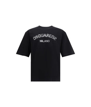 Dsquared² Black Cotton T-Shirt