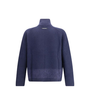 Dsquared² Blue Wool Cardigan
