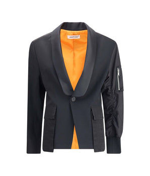 Undercover Black Polyester Bomber