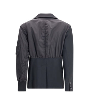 Undercover Black Polyester Bomber