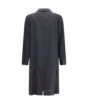 Undercover Black Polyester Coat