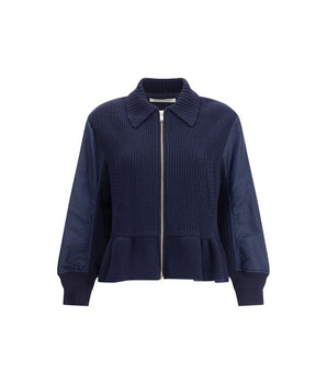 Undercover Blue Wool Bomber