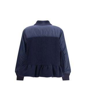 Undercover Blue Wool Bomber
