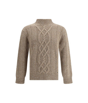 Brooksfield Beige Wool Sweatshirt