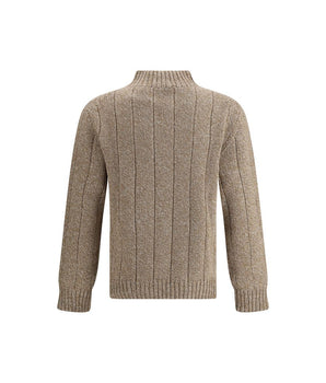 Brooksfield Beige Wool Sweatshirt