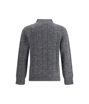 Brooksfield Gray Wool Sweatshirt