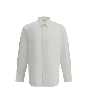 Saint Laurent White Cotton Dress Shirt