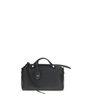Fendi Black Calf Leather Bos Taurus Shoulder Bag