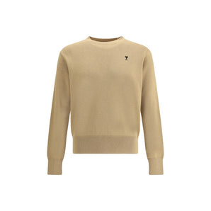 Ami Paris Pull Col Rond Ami De Coeur