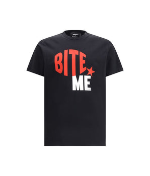 Dsquared² Black Cotton T-Shirt