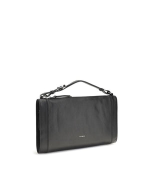 Coccinelle Black Calf Leather Bos Taurus Handbag