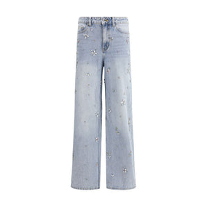 Self-Portrait Wide leg Jeans