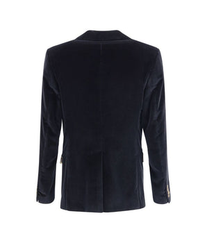 Dolce & Gabbana Black Cotton Blazer