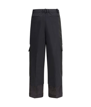 Undercover Black Polyester Cargo Pants