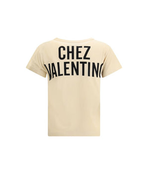 Valentino Beige Cotton T-Shirt