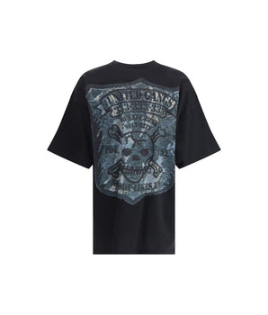 PDF Channel Black Cotton T-Shirt