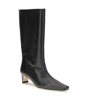 Staud Black Lamb Ovis Aries Aries Boots