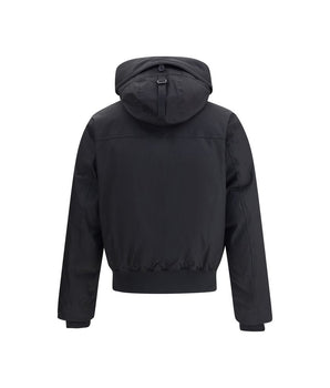 Dsquared² Black Polyester Bomber