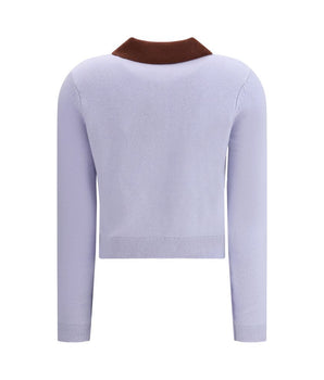 Self-Portrait Contrast collar Sweater