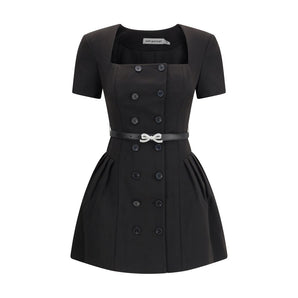 Self-Portrait Crepe short sleeve Dress