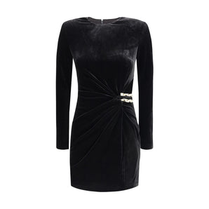 Self-Portrait Short velvet Dress