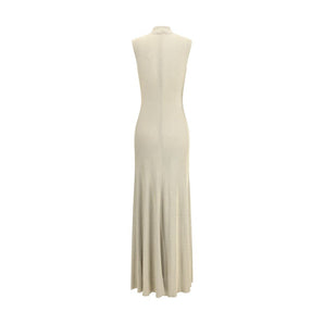 Self-Portrait Lurex knit long Dress