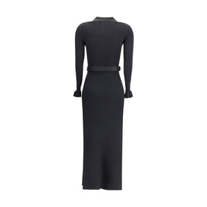 Self-Portrait Long ribbed Dress