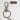 Dolce & Gabbana Silver DG Logo Key Holder Keychain Bag Charm Keyring