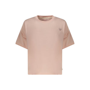 Guess Jeans Pink Cotton Women T-Shirt