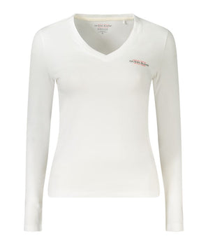 Guess Jeans White Cotton T-Shirt