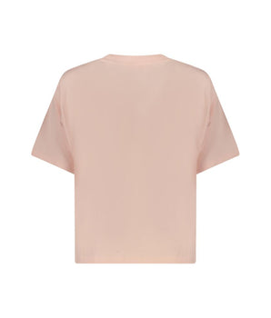 Guess Jeans Pink Cotton T-Shirt