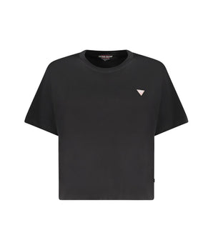 Guess Jeans Black Cotton T-Shirt