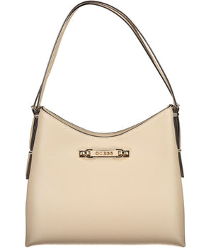 Guess Jeans Beige Polyethylene Women Handbag