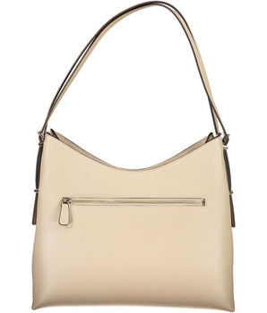 Guess Jeans Beige Polyethylene Women Handbag