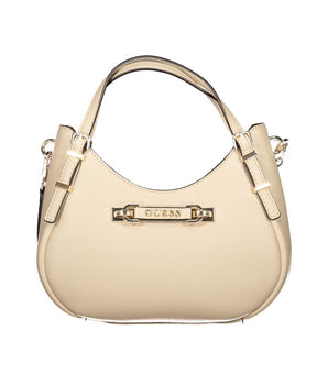Guess Jeans Beige Polyethylene Women Handbag
