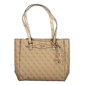 Guess Jeans Beige Polyethylene Women Handbag