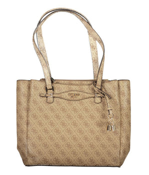 Guess Jeans Beige Polyethylene Women Handbag