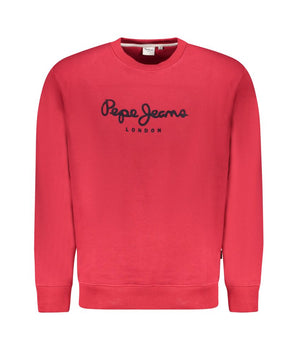 Pepe Jeans Red Cotton Men Sweater