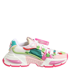 Dolce & Gabbana Multicolor Leather Airmaster Low Top Sneaker Shoes