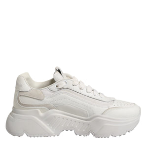 Dolce & Gabbana White Daymaster Low Top Sneaker Shoes