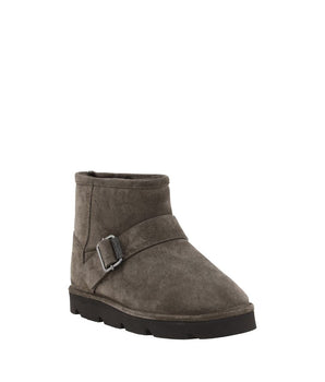 Brunello Cucinelli Brown Calf Leather Bos Taurus Ankle Boots