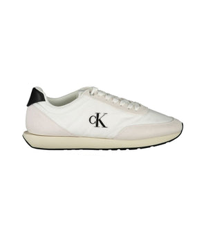 Calvin Klein White Polyester Men Sneaker
