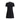Valentino Black Fleece Wool Casual Dress